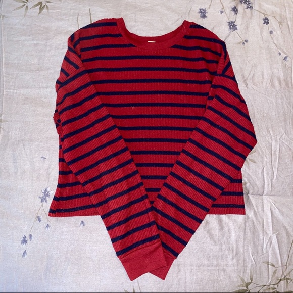 F21 Striped soft long sleeve - Picture 2 of 2